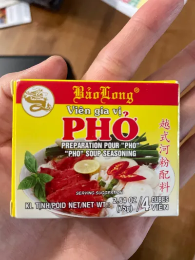 Cube saveur Pho boeuf
