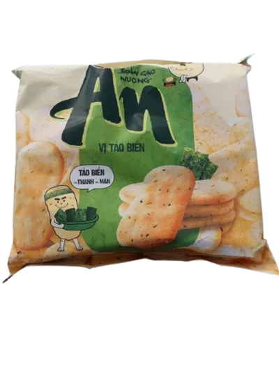 Biscuit de riz au goût d'algues