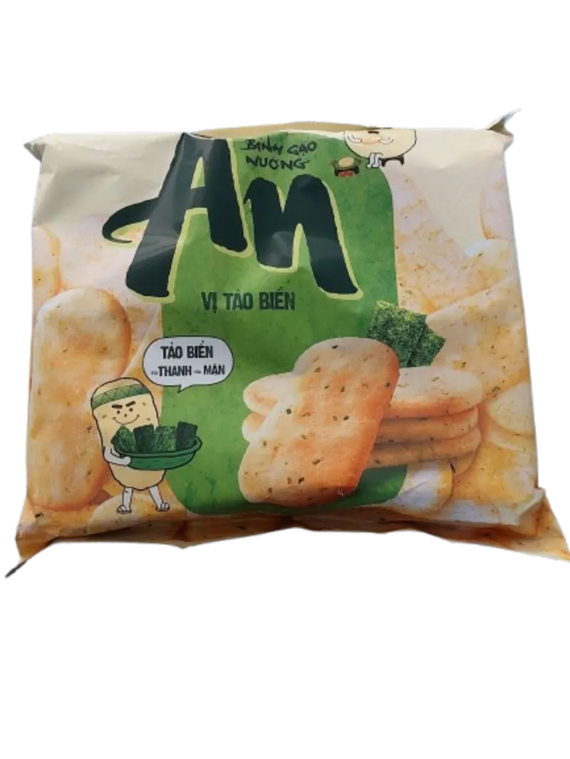 Biscuit de riz au goût d'algues
