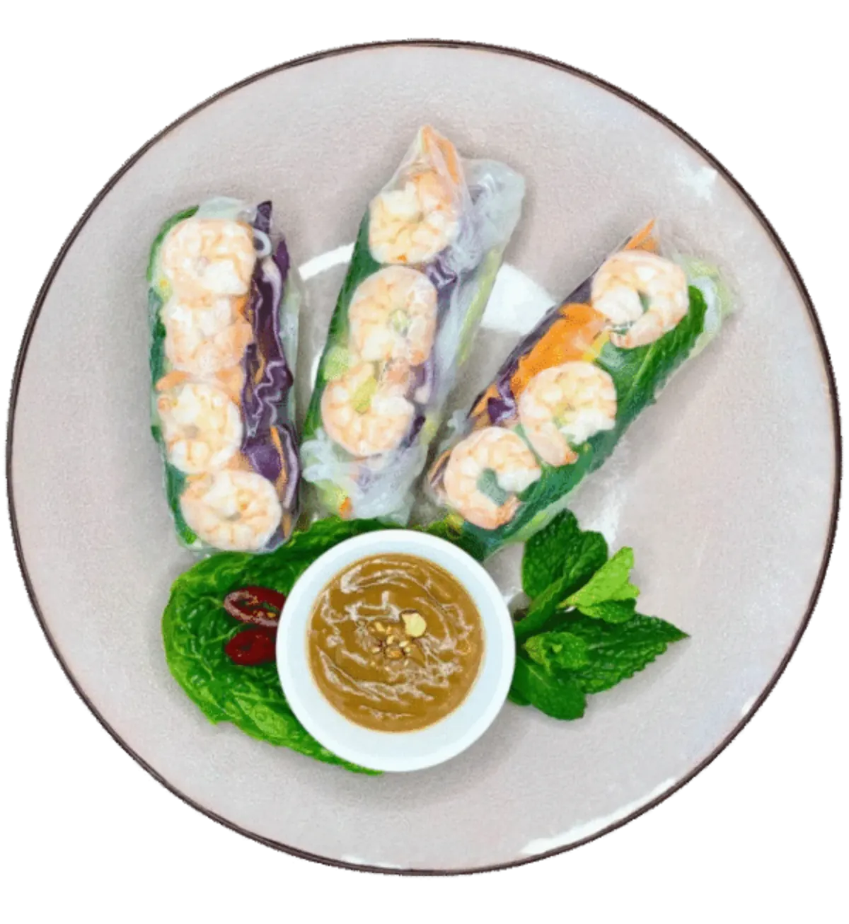 Rouleaux de printemps aux crevettes